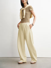 Women's Basic Knit Banana Sweatpants