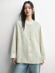 Women's Chinese-Inspired Butterfly Jacquard Jacket