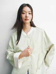 Women's Chinese-Inspired Butterfly Jacquard Jacket