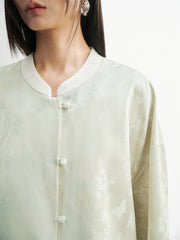 Women's Chinese-Inspired Butterfly Jacquard Jacket