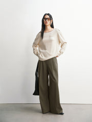 Women's Wool-Blend Oversized Knit Pullover