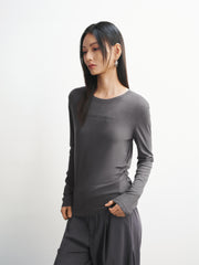 Women's Slim-Fit Long-Sleeve T-Shirt