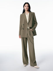 Women's High-Waist Wide-Leg Trousers
