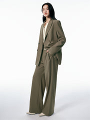 Women's High-Waist Wide-Leg Trousers