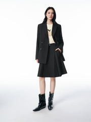 Women's Double-Breasted Peak-Lapel Blazer