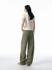 Women's Slim-Fit Sequin-Embroidered T-Shirt