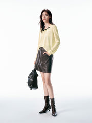 Women's Striped Tank and Knit Top Set