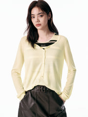 Women's Striped Tank and Knit Top Set