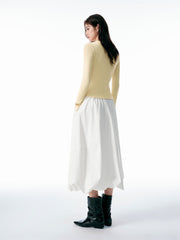 Women's Slim-Fit U-Neck Knit Cardigan