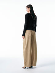 Women's Slim-Fit U-Neck Knit Cardigan