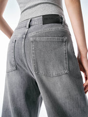 Women's Vintage Washed Wide-Leg Jeans
