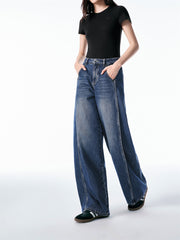 Women's Casual Wide-Leg Banana Jeans