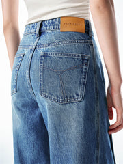 Women's Casual Wide-Leg Banana Jeans