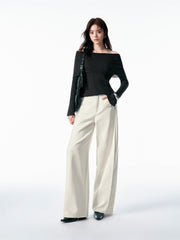 Women's Casual Wide-Leg Banana Jeans