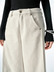 Women's Casual Wide-Leg Banana Jeans