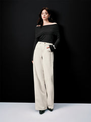 Women's Casual Wide-Leg Banana Jeans