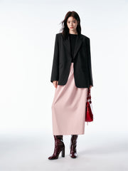Women's Classic Boxy Notch-Lapel Blazer