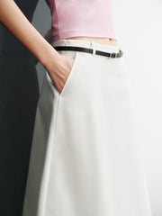Women's A-Line Midi Skirt