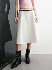Women's A-Line Midi Skirt