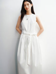 Women's Sleeveless Bubble-Hem Dress