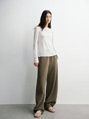 Women's Lyocell-Blend Long-Sleeve Blouse