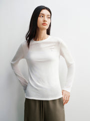 Women's Lyocell-Blend Long-Sleeve Blouse