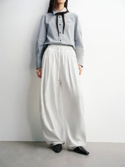 Women's High-Waist Solid Oversized Banana Pants