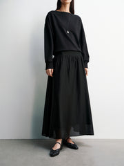 Women's A-Line Maxi Skirt