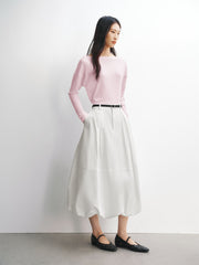 Women's A-Line Bubble Skirt