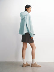 Women's Oversized Jacket with Hidden Hood