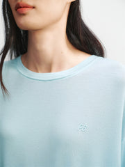 Women's Oversized Lyocell-Wool Blend T-Shirt