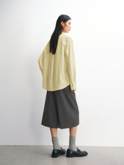 Women's Linen-Blend Long-Sleeve Shirt