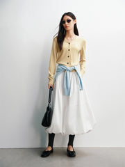 Women's A-Line Bubble Skirt