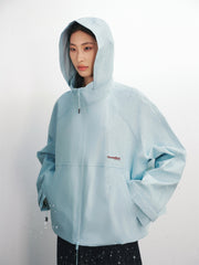 Women's Oversized Jacket with Hidden Hood