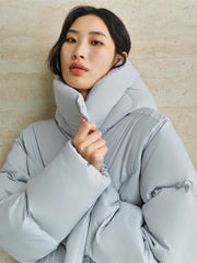 Women's Basic Hooded Puffer Jacket