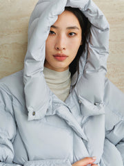 Women's Basic Hooded Puffer Jacket