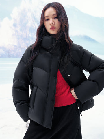 Peacebird Women *US Final Sale* Women's Short 95% Down-Filled Thermal Puffer Jacket