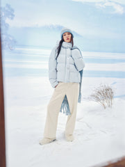 Women's Basic Hooded Puffer Jacket