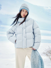 Women's Basic Hooded Puffer Jacket