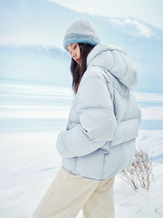 Women's Basic Hooded Puffer Jacket