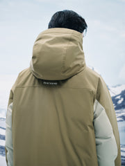 Men's Colorblock Bonded Water-Repellent Down Jacket