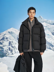 Men's Oversized Stand-Collar Goose Down Jacket