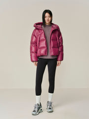 Women's Oversized Glossy Goose Down Jacket