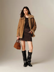 Women's Faux Shearling Oversized Jacket