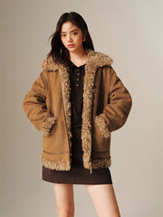 Women's Faux Shearling Oversized Jacket
