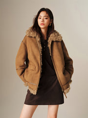 Women's Faux Shearling Oversized Jacket