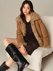 Women's Faux Shearling Oversized Jacket