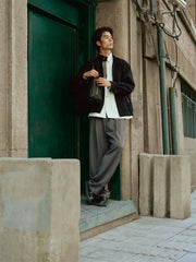 Men's Textured Jacquard Commuter Jacket