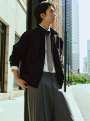 Men's Textured Jacquard Commuter Jacket