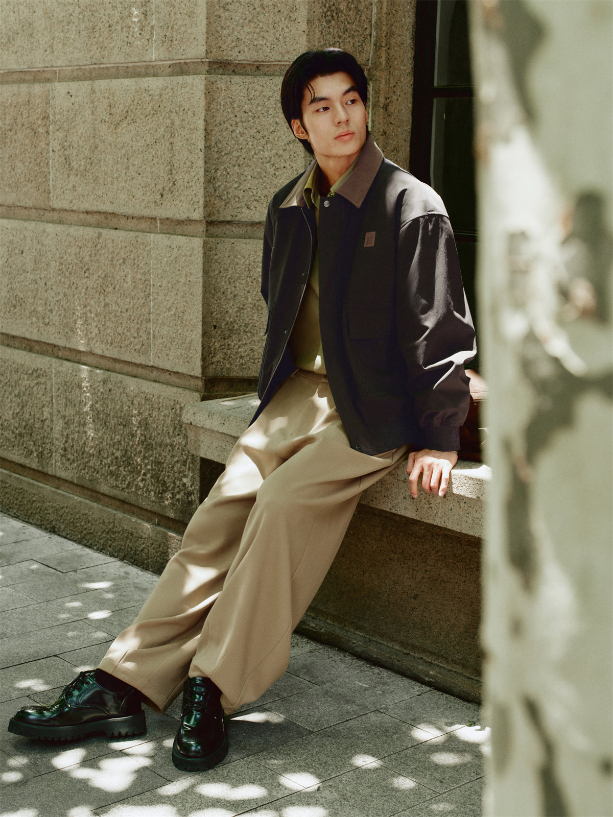 Men's Barn-Inspired Cropped Boxy Jacket